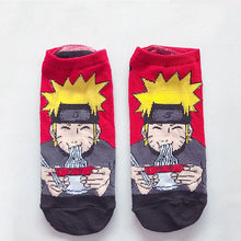 Load image into Gallery viewer, 1 pairs Naruto Anime Cotton Socks Cute Female Kawaii Summer Short Socks Women Casual Soft Funny Socks