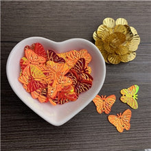 Load image into Gallery viewer, 150pcs(30g)Butterfly sequins 20mm butterfly shape beads handmade children's hair accessories DIY clothing accessories