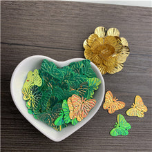 Load image into Gallery viewer, 150pcs(30g)Butterfly sequins 20mm butterfly shape beads handmade children's hair accessories DIY clothing accessories