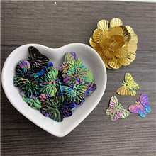 Load image into Gallery viewer, 150pcs(30g)Butterfly sequins 20mm butterfly shape beads handmade children's hair accessories DIY clothing accessories