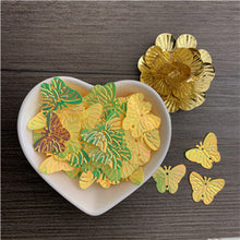 Load image into Gallery viewer, 150pcs(30g)Butterfly sequins 20mm butterfly shape beads handmade children's hair accessories DIY clothing accessories