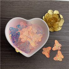 Load image into Gallery viewer, 150pcs(30g)Butterfly sequins 20mm butterfly shape beads handmade children's hair accessories DIY clothing accessories